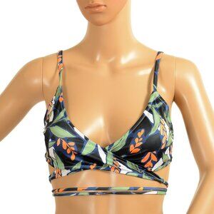 Hugo Boss Women's "Bralette Blooms" Floral Wrap Around Swimsuit Top US L IT 44